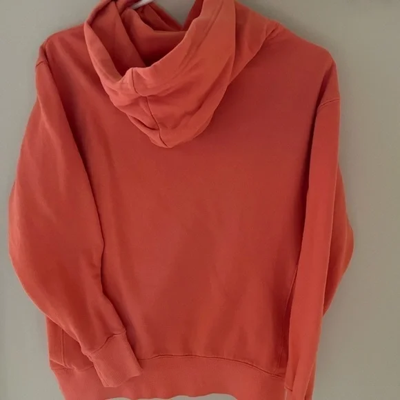 Bench Canada Women XS Coral Orange Hoodie Hooded Sweatshirt Athletic - Picture 4 of 6